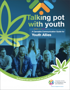Talking pot with youth publication cover
